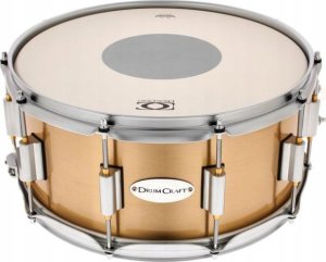 DrumCraft 14"x6,5" Bell Brass Snare Solidny Werbel z Odlewu Brązu Nowy 1