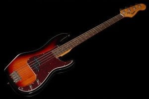 Squier CV 60s P-Bass LRL 3TS Elektryczna Gitara Basowa Vibe Sunburst Nowa 4