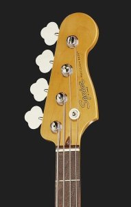 Squier CV 60s P-Bass LRL 3TS Elektryczna Gitara Basowa Vibe Sunburst Nowa 7