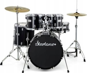 ZESTAW Perkusja Startone Star Drum Set Studio-BK dla początkujących Nowy 1