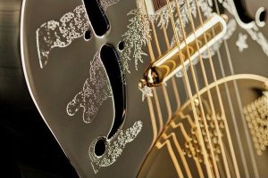 Harley Benton Custom Line CLR Metallic Chrom Rezonansowa Gitara Elektryczna 11