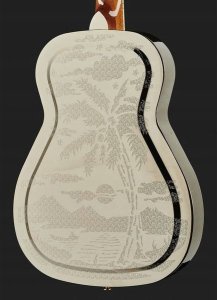 Harley Benton Custom Line CLR Metallic Chrom Rezonansowa Gitara Elektryczna 6