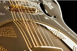 Harley Benton Custom Line CLR Metallic Chrom Rezonansowa Gitara Elektryczna 9