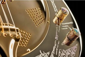 Harley Benton Custom Line CLR Metallic Chrom Rezonansowa Gitara Elektryczna 10