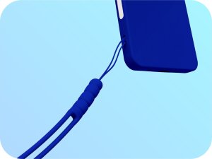 Hello Case Smycz Zawieszka Smyczka Krótka do Telefonu Nadgarstek Silikonowa Kobaltowa 6