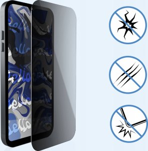 [3-pak] Szkło Hartowane Do Xiaomi Redmi A3 / 13C 4G (Antyszpiegowskie, 9H) 6