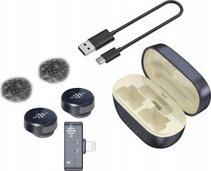 Mikrofon Luucco Mikrofon Krawatowy Bezprzewodowy na Telefon iPhone Lightning LUUCCO / MINI K2 4