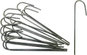 Szpilki Szpilka Metalowa do Mocowania Agrowłókniny i Siatki 25cm 100 szt. 1