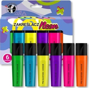 PENMATE ZAKREŚLACZ NEONOWY 6 KOLORÓW 1