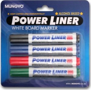 MUNGYO MARKER SUCHOŚCIERALNY MA-4W KOMPLET 4 SZT. 1