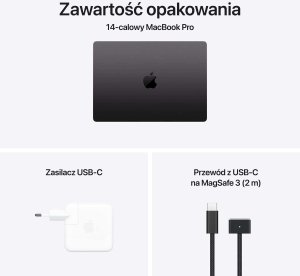 Laptop Apple MacBook Pro 14 M4 Pro / 48 GB / 512 GB / Gwiezdna czerń (MX2H3ZE/A/R2) 8