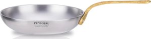 4901 Tall Frying Pan With Cast Brass Handle 20cm 1