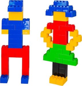 BJ Plastik Klocki Giganty Pojazdy + Zjeżdżalnia 103 el. 7