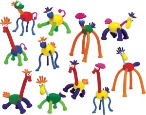 Wyjątkowe zwierzaki - Klocki Obludarium 62 el. 10