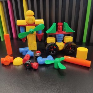 Klocki magnetyczne Mag Builder - 40 el. 2