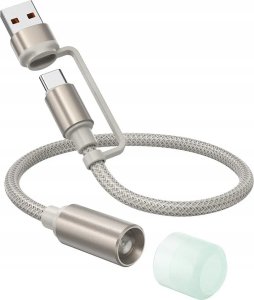 Kabel USB Hoco USB-A - USB-C 0.3 m Złoty 2