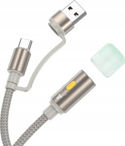 Kabel USB Hoco USB-A - USB-C 0.3 m Złoty 3