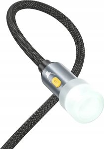 Kabel USB Hoco USB-A + USB-C - USB-C 0.3 m Czarny 2