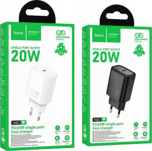 HOCO ładowarka sieciowa Typ C PD QC 20W N60 biała 5