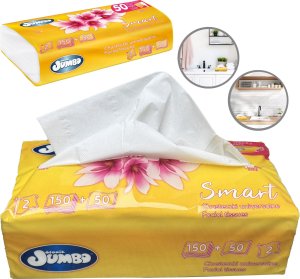 Chusteczki uniwersalne 200 szt. SŁONIK JUMBO SMART folia 2W - 25 op. 4