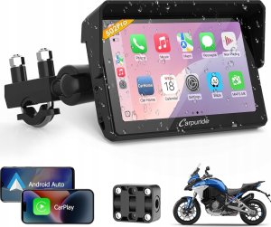 Carpuride W502PRO motocykl CarPlay Android Auto Bluetooth wodoszczelna GPS 1