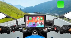 Carpuride W502PRO motocykl CarPlay Android Auto Bluetooth wodoszczelna GPS 6