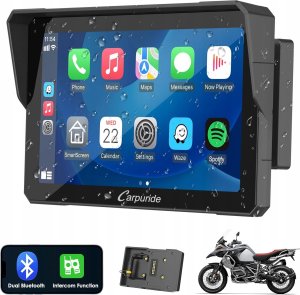 Carpuride W702B Pro motocyklowy ekran Carplay BMW bezprzewodowy 7" nowy 1