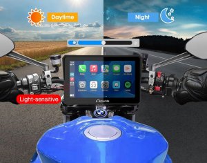 Carpuride W702B Pro motocyklowy ekran Carplay BMW bezprzewodowy 7" nowy 5