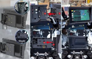 Carpuride W702B Pro motocyklowy ekran Carplay BMW bezprzewodowy 7" nowy 7