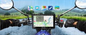 Carpuride W702B Pro motocyklowy ekran Carplay BMW bezprzewodowy 7" nowy 8