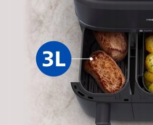 Frytkownica beztłuszczowa Philips Ovi Ultra Dual Basket NA550/00 3