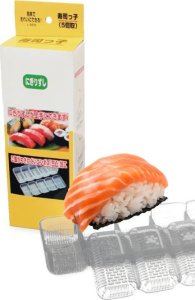 Foremka do nigiri do ryżu sushi wyciskarka wytłaczanie 5x nigiri maker plastikowa 6x3,5x4 cm 1