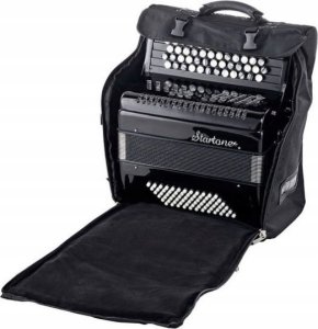 Zestaw Startone Akordeon Guzikowy Uchwyt Typu C 72 Basy 62 Przyciski Nowy 7