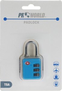 KŁÓDK NA SZYF DO WALIZKI TORBY - NIEBIESKI 3