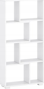 Mała ścienna półka podłogowa 120x60x20 biała 1