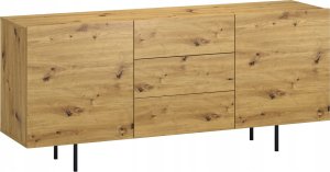 Komoda szeroka 3 szuflady 2drzwi sypialnia artisan (kolor dąb artisan) 1