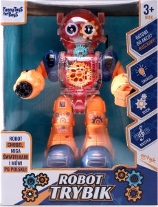 Robot Trybik chodzący + efekty świetlne i dźwiękowe 143250 12