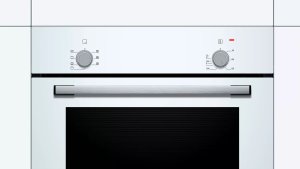 Bosch Oven | HBF010BV1S | 66 L | Electric | Manual | Control knob | Height 59.5 cm | Width 59.4 cm | White 2