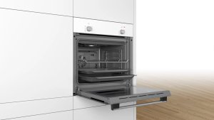 Bosch Oven | HBF010BV1S | 66 L | Electric | Manual | Control knob | Height 59.5 cm | Width 59.4 cm | White 4
