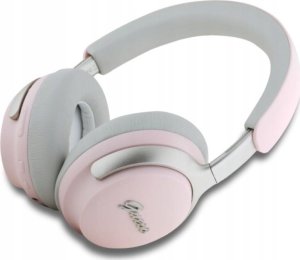 Guess słuchawki nauszne Bluetooth         ANC/ENC GUBHC22PSBCSMP różowy/pink DB Metal Script Logo 2