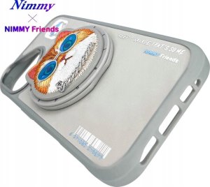 Etui Nimmy Glasses Cool Cat do iPhone 16  szary 12