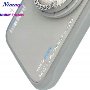 Etui Nimmy Glasses Cool Cat do iPhone 16  szary 10