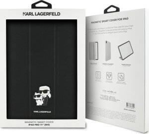 Karl Lagerfeld KLFC11PM24SAKCK iPad Pro   11" 2024 Book Cover czarny/black Saffiano Magnetic Karl &Choupette 8