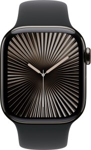 Smartwatch Apple Watch 10 GPS + Cellular 42mm Slate Titanium S/M Czarny (MWXG3QF/A) 2