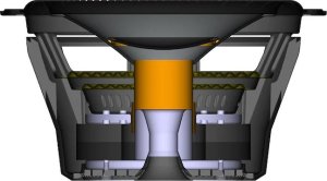 Sony XS-W104 25cm (10'') Mobile ES subwoofer honeycomb design 12