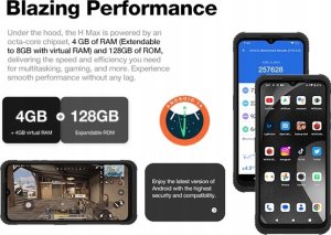 Smartfon Beafon AGM MOBILE H Max LTE 4GB 128GB Outdoor black 6