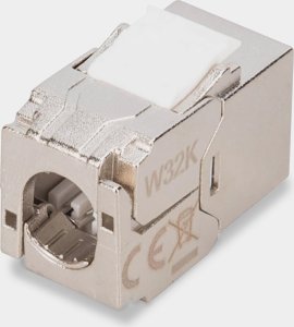 Digitus Kompaktowy moduł keystone CAT 6A, ekranowany, beznarzędziowe złącze montażowe 10