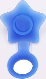 Wanienka dla dzieci silikonowa składana 40 L dla niemowląt turystyczna niebiesko-biała UNIWERSALNY 11