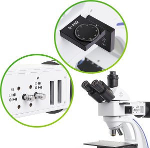 Profesjonalny Mikroskop Metalurgiczny Trinokularowy Techrebal MT1 LED 500x 5