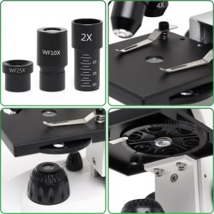 Mikroskop Optyczny Biologiczny Techrebal BioVision 2000x do Edukacji Nauki 9